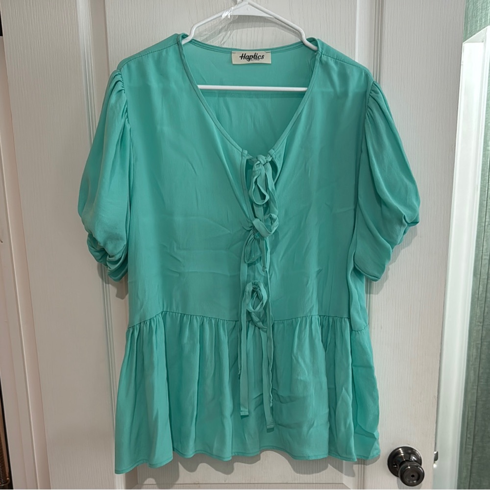 2X Haptics Women's Green Top